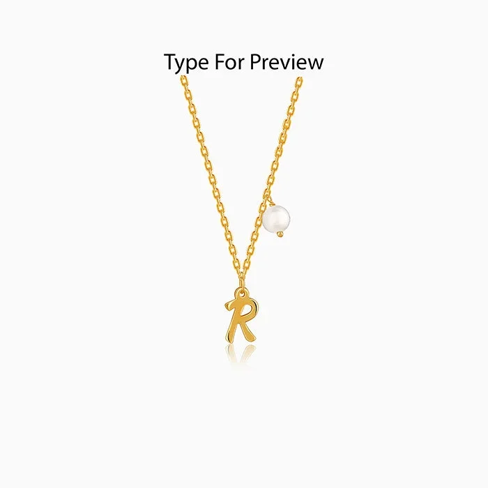 Golden Personalised Chic Necklace