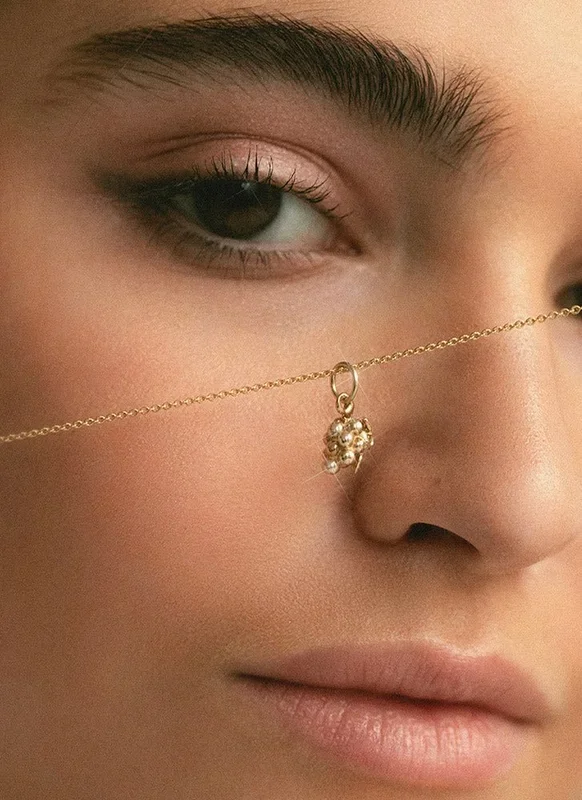 Grape bedel 14k goud