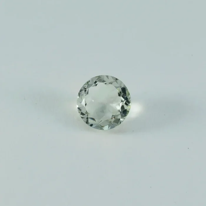 Green Amethyst 10PC Tiny 3×3 MM Round Faceted Green Fiery Semi Precious Gems