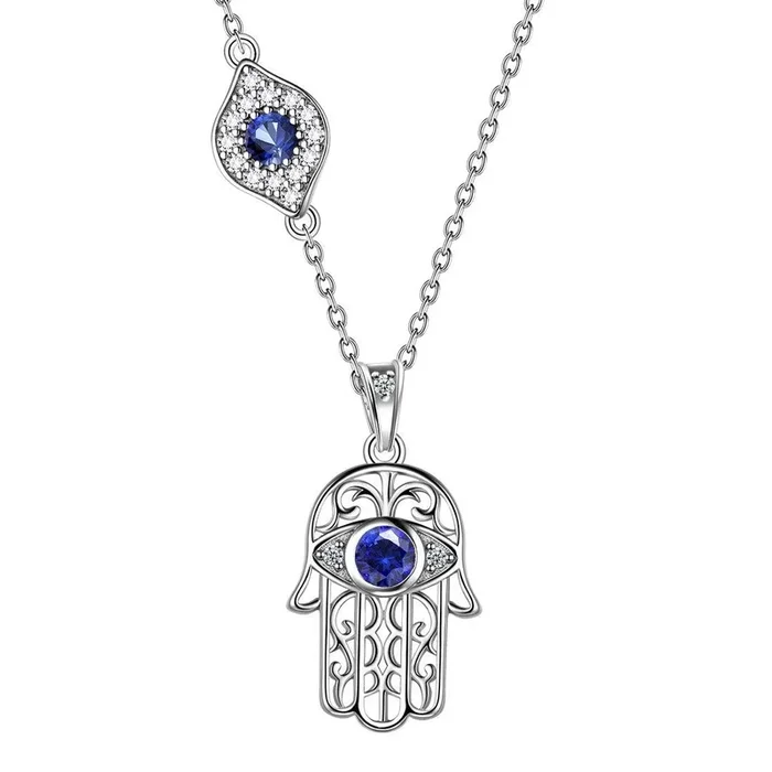 Hamsa main de Fatima mauvais œil pendentif collier femmes filles bijoux cadeau