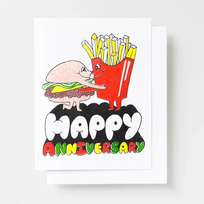 Happy Anniversary – Risograph Card