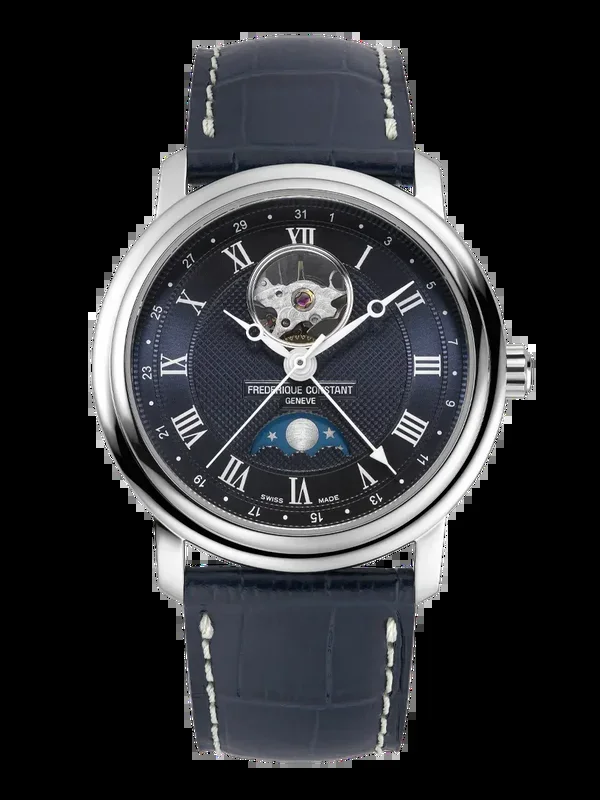 Heart Beat Moonphase Date Watch