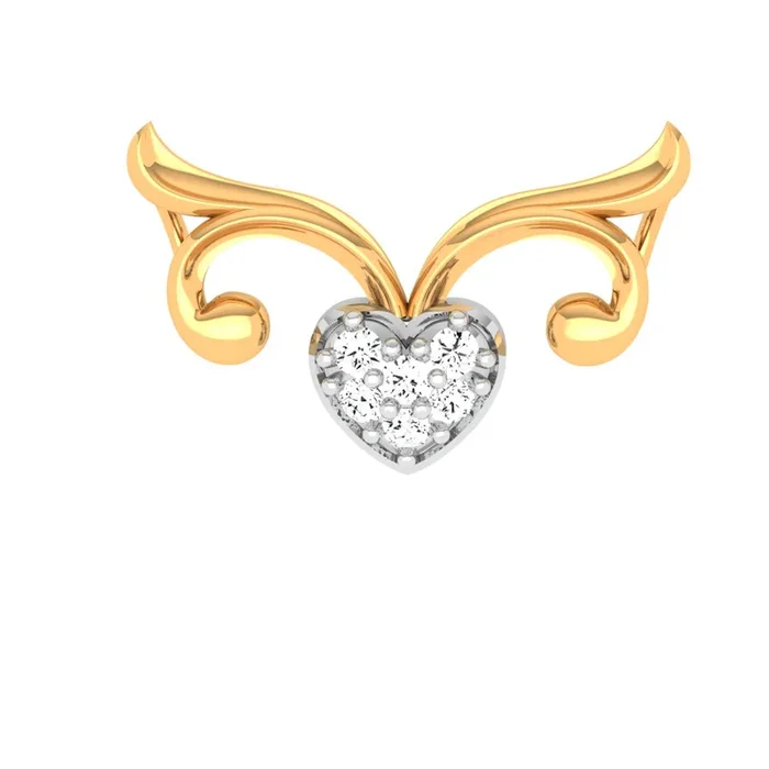 Heart-felting 18k Diamond Pendant