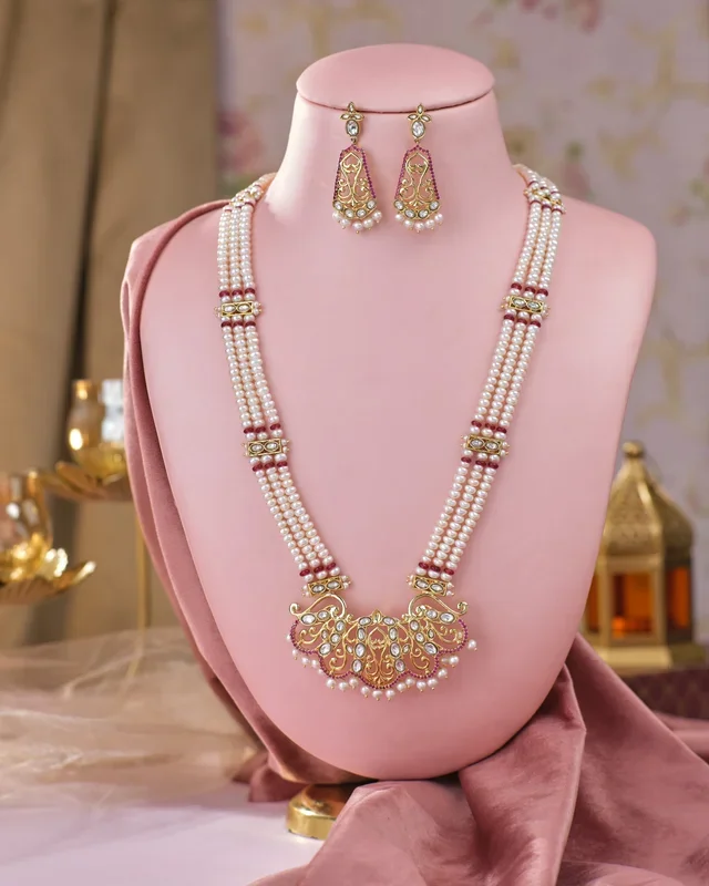 Heirloom Pearls Traditional Wedding Jewellery Set
