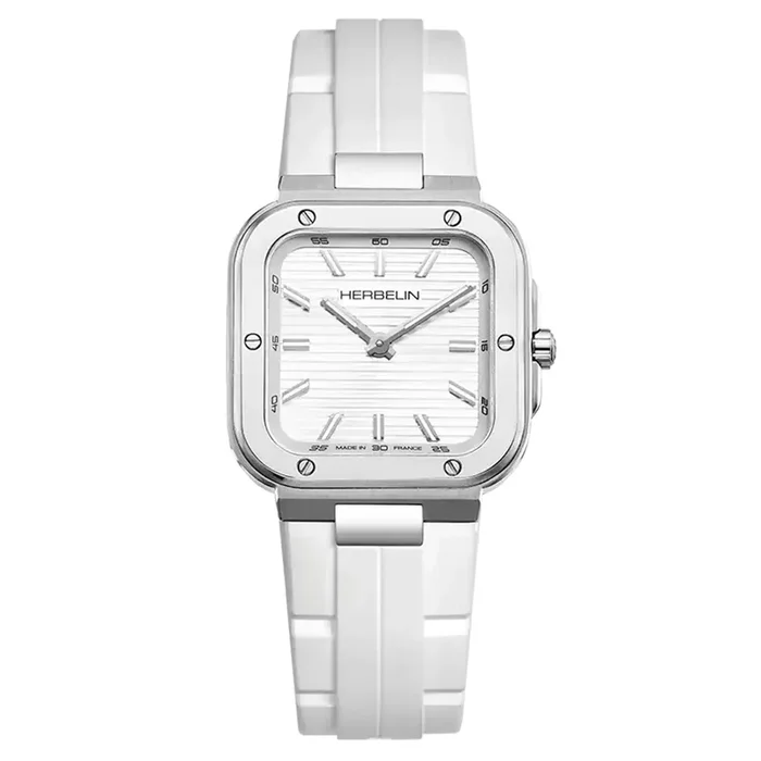 Herbelin Cap Camarat Square quartz 17546A12CW – Lepage
