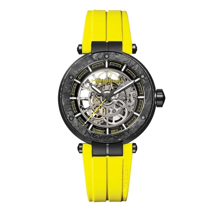 Herbelin Newport Carbon Titanium Skeleton 1888SQCTN14CY – Lepage
