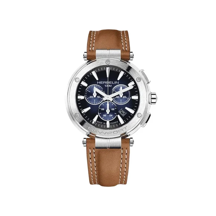 Herbelin Newport Chrono quartz watch 37688A35GD – Lepage