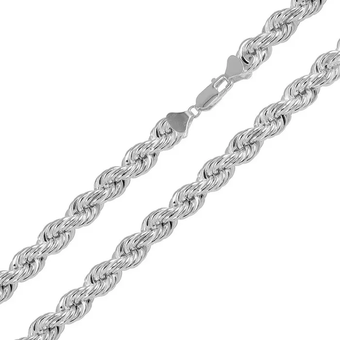 High Polished 925 Sterling Silver Rope Chains 8mm – CHHW113