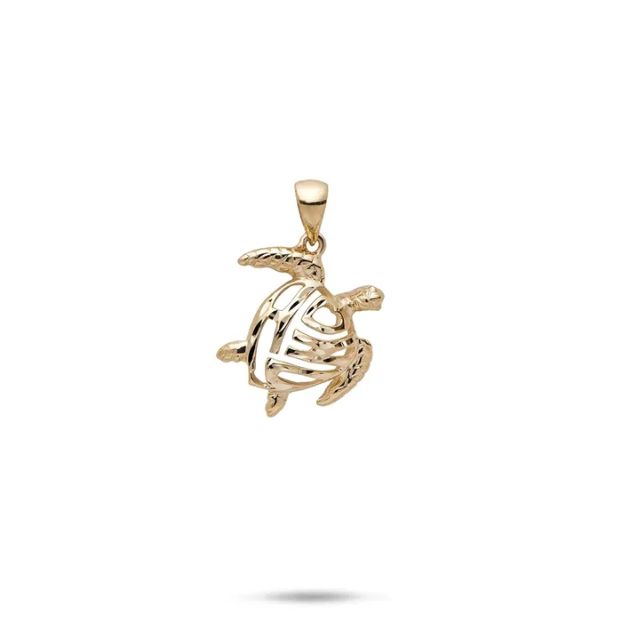 Honu Pendant in Gold – 15mm