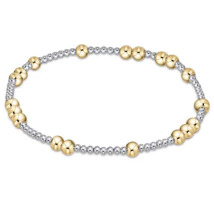 Hope Unwritten 4mm Bracelet – Mixed Metal