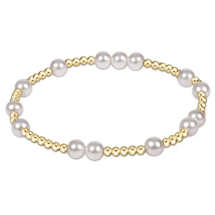 Hope Unwritten 6mm Bead Bracelet – Pearl