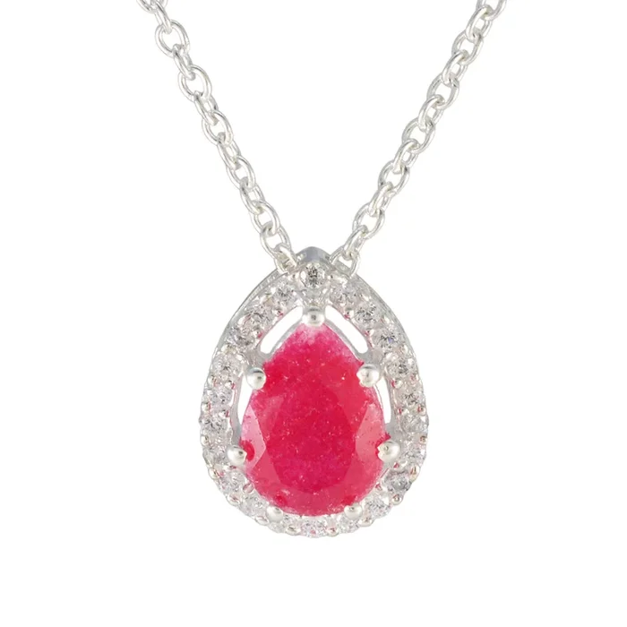 Indian Ruby Dainty Australian 925 Silver multiple Zoey propsel Red Pendant Jewelry