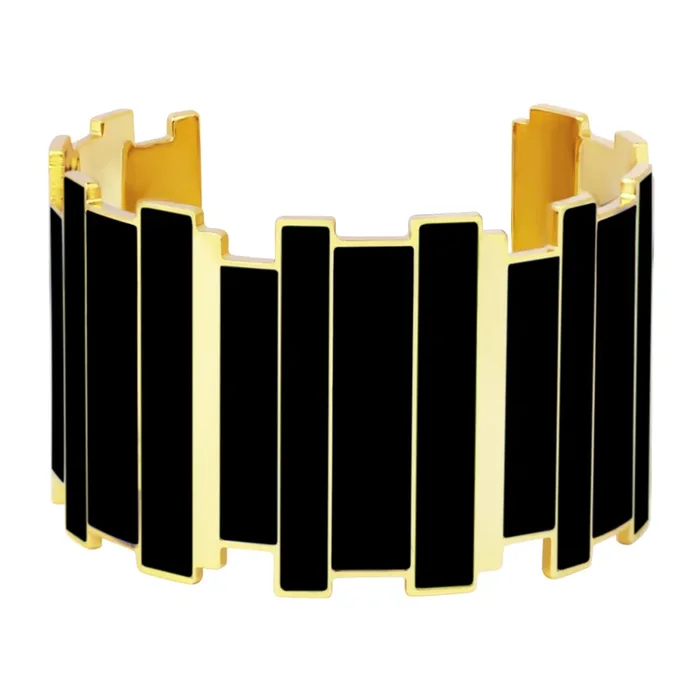 Inès Multicolor Cuff – Carbon Black