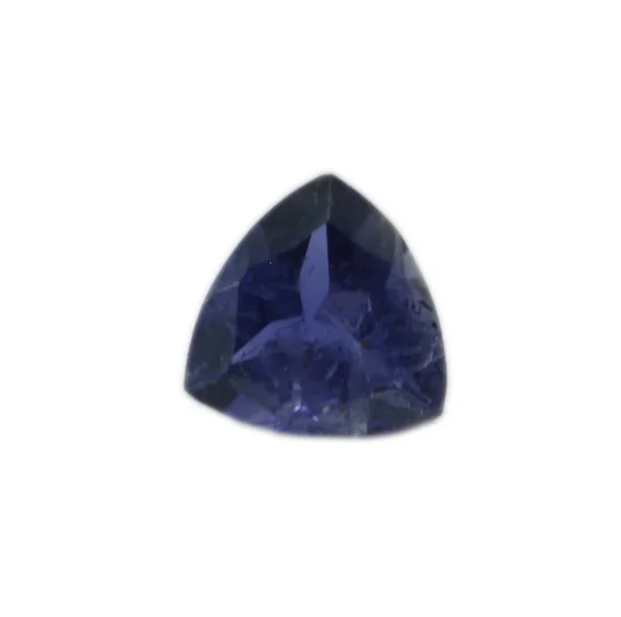 Iolite 1PC Large 10×10 MM Triangle Faceted Blue Shine Semi Precious Loose Gemstones