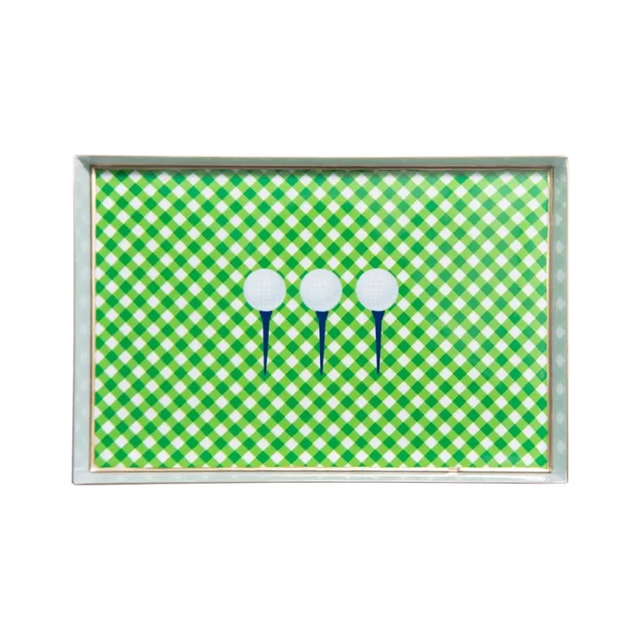 Jaye’s Studio Tee Time Enameled Oliver Tray
