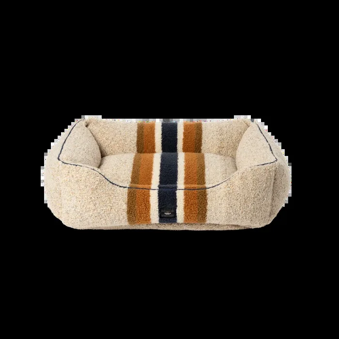 Kuddle Dog Bed – Stripe Oat