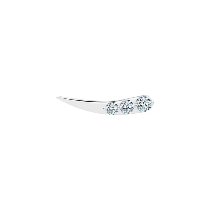 La Brune et La Blonde Stardust earring in white gold and diamonds | Lepage