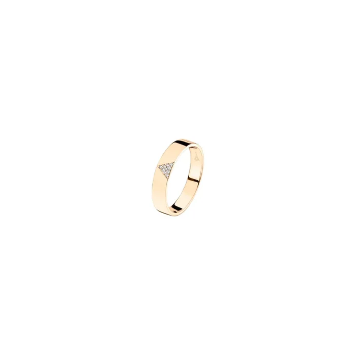 La Remarquable wedding ring in rose gold and diamonds | LEPAGE