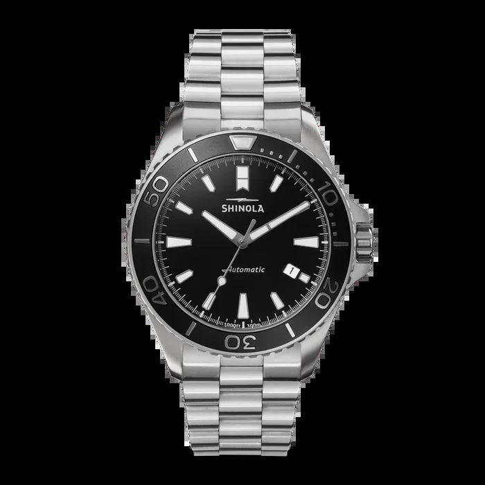 Lake Superior Monster Automatic Watch – Glossy Black