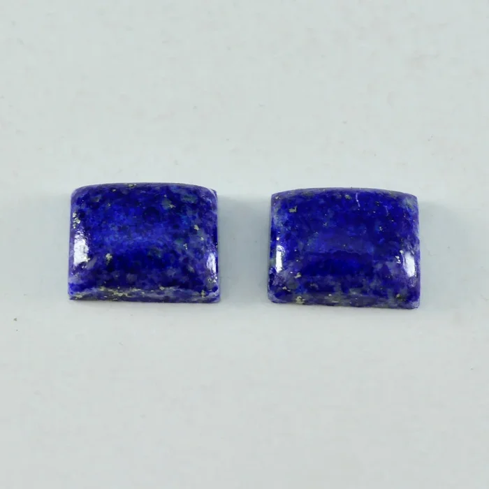 Lapis Lazuli 1PC Large 8×12 MM Emerald Cabochon Blue Pure semi Precious Loose Gemstones