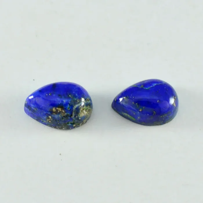 Lapis Lazuli 1PC Large 8×12 MM Pear Cabochon Blue High-Quality semi Precious Precious Gemstone