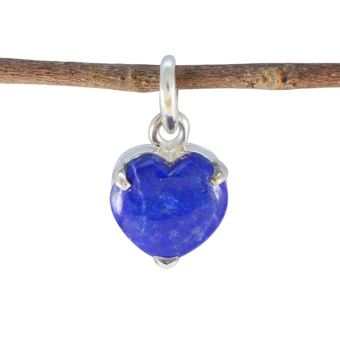 Lapis Lazuli Delicate Italian Silver Solitaire Gabriela Graceful Blue Pendant Jewelry