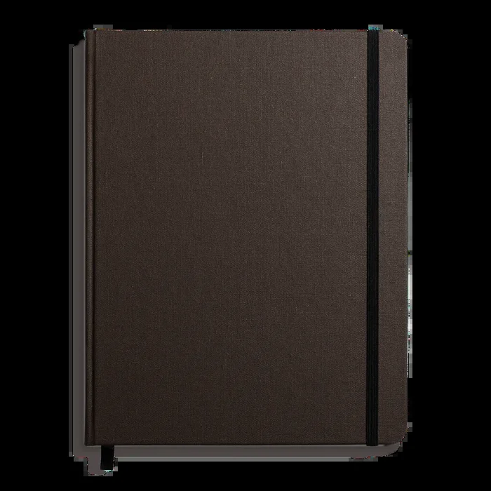 Large Hard Ruled Journal – Espresso