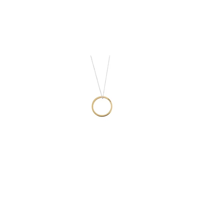 Le Gramme 1,5g Disc medal inyellow gold and silver chain | LEPAGE