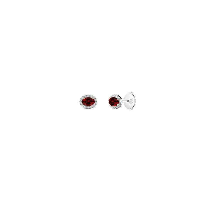 Lepage Eléanor earrings white gold ruby diamonds – Lepage