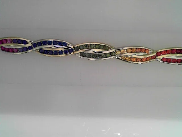 LEWIS COLLECTION Multi Color Sapphire Bracelet