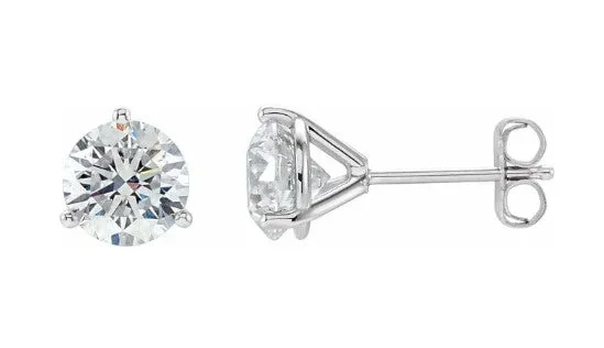 LEWIS COLLECTIONS 1.42ct TW Diamond Stud Earrings in 14k WG