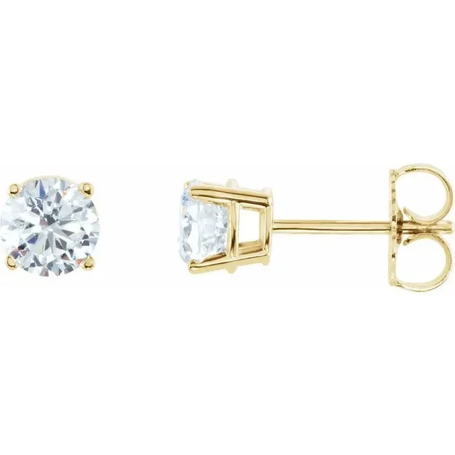 LEWIS COLLECTIONS 3CT TW Diamond Stud Earrings in 14k YG