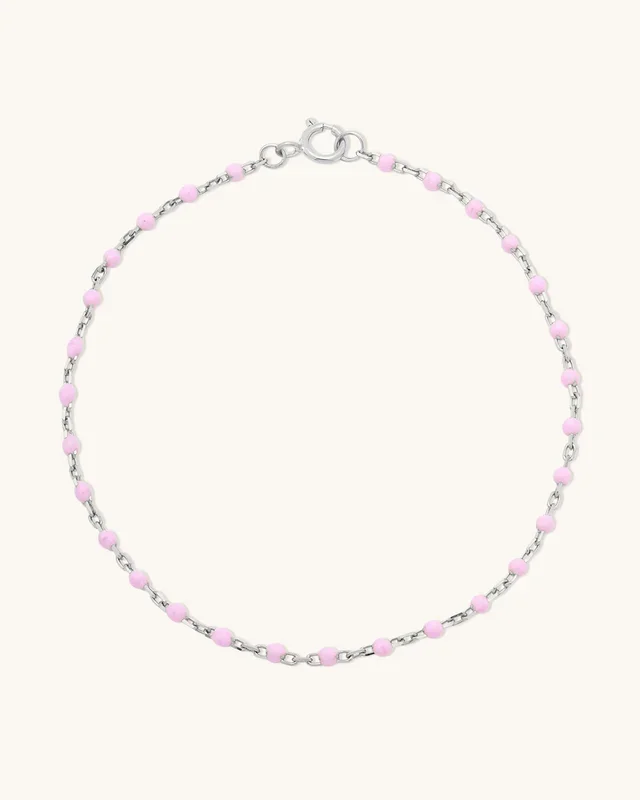 Lilac Candy Chain Anklet