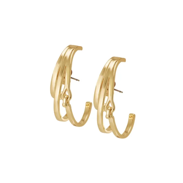 Lily Earrings – Light Gold