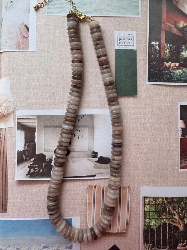 Linen Sky Necklace
