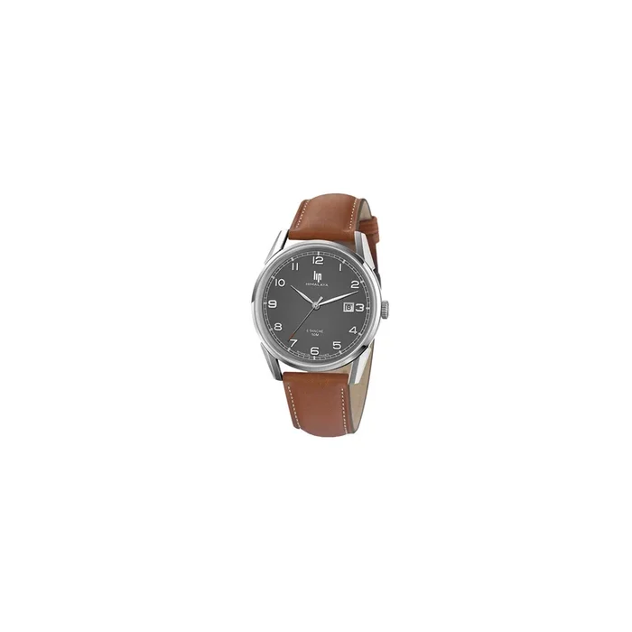 Lip Himalaya quartz watch anthracite dial 40 mm 671541 – Lepage