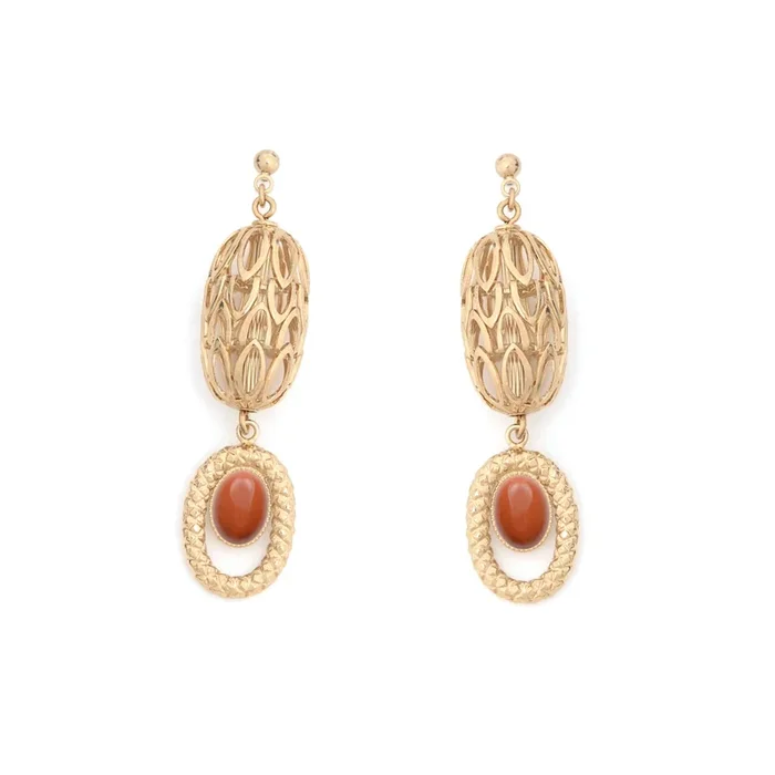 Long sleeper earrings – Chimera