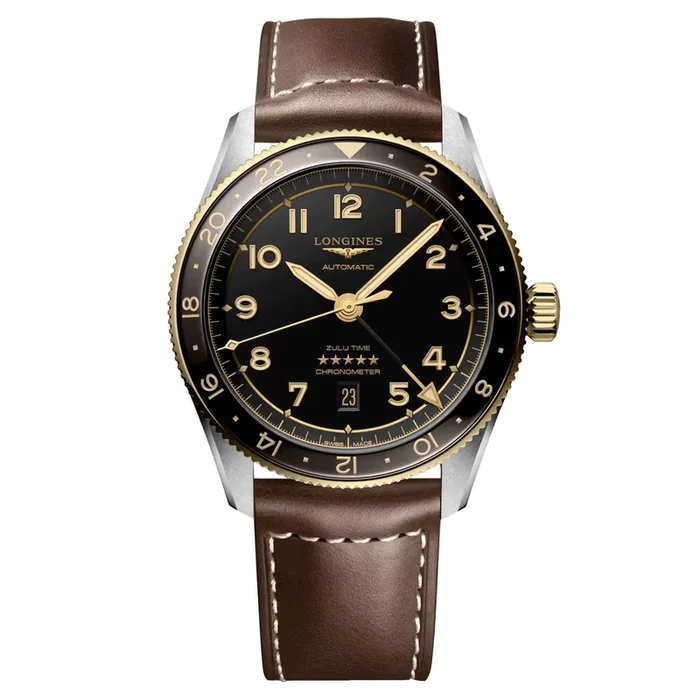 Longines Spirit Zulu Time Steel Gold Watch L3.812.5.53.2 – Lepage
