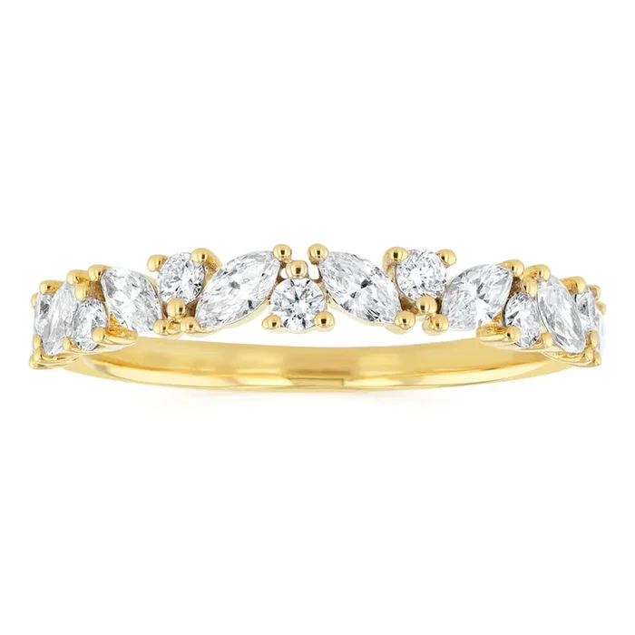 Luminesce Lab Grown 0.60 Diamond Ring in 9ct Yellow Gold