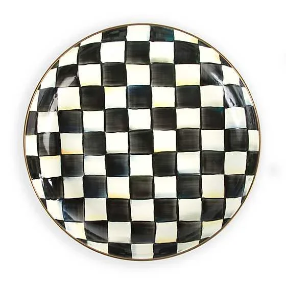 MacKenzie-Childs Courtly Check Enamel Abundant Bowl