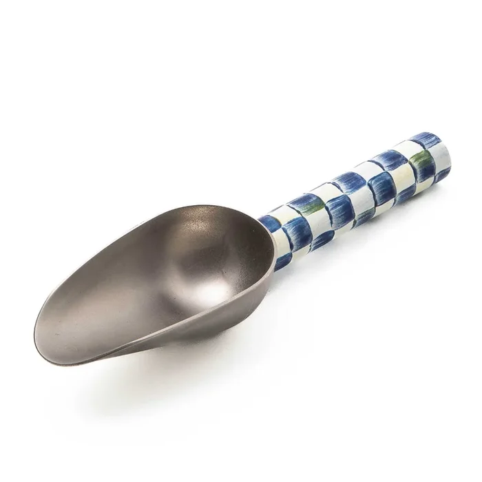 MacKenzie-Childs Royal Check Enamel Scoop – Small