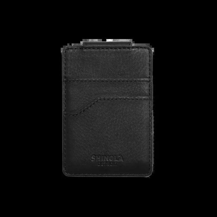 Magnetic Money Clip Card Holder – Black