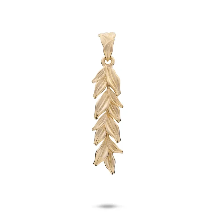 Maile Pendant in Gold – 35mm