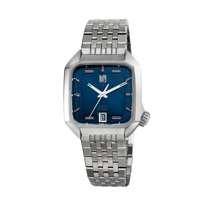 March LA.B AM2 Slim Automatic Navy steel bracelet – Lepage
