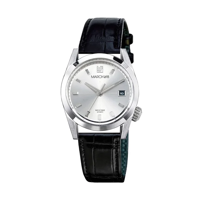 March LA.B AM89 Automatic Steel alligator strap – Lepage