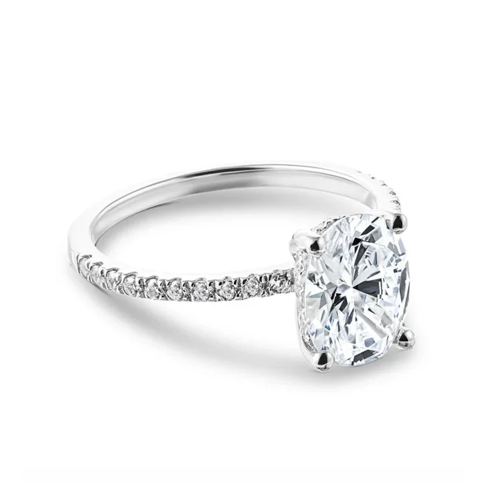 Margot Lab Grown Diamond Hidden Halo Engagement Ring