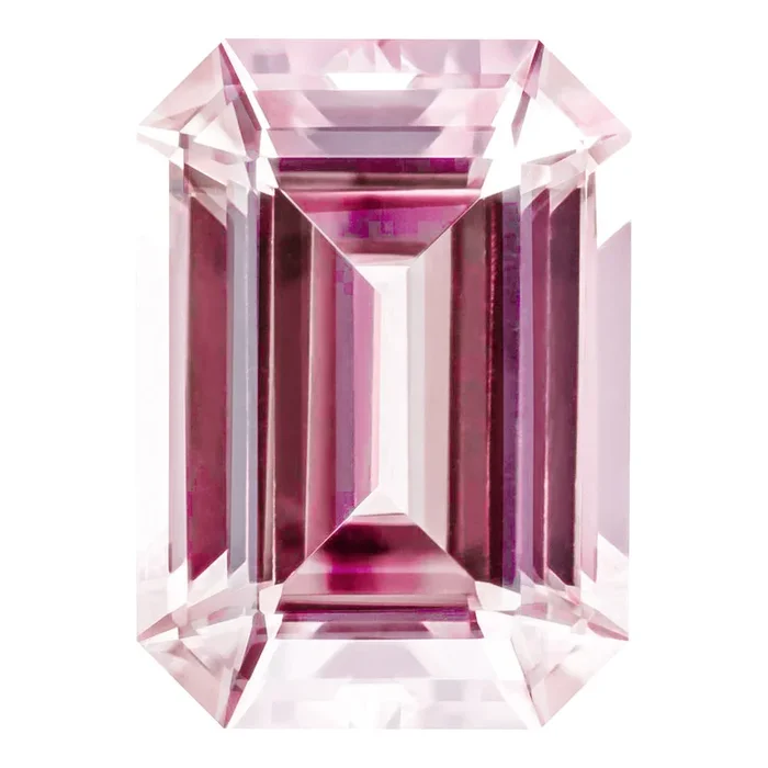 MD Fixed Emerald Cut Pendant 3.22ct (9x7mm) – Pink Champagne Sapphire