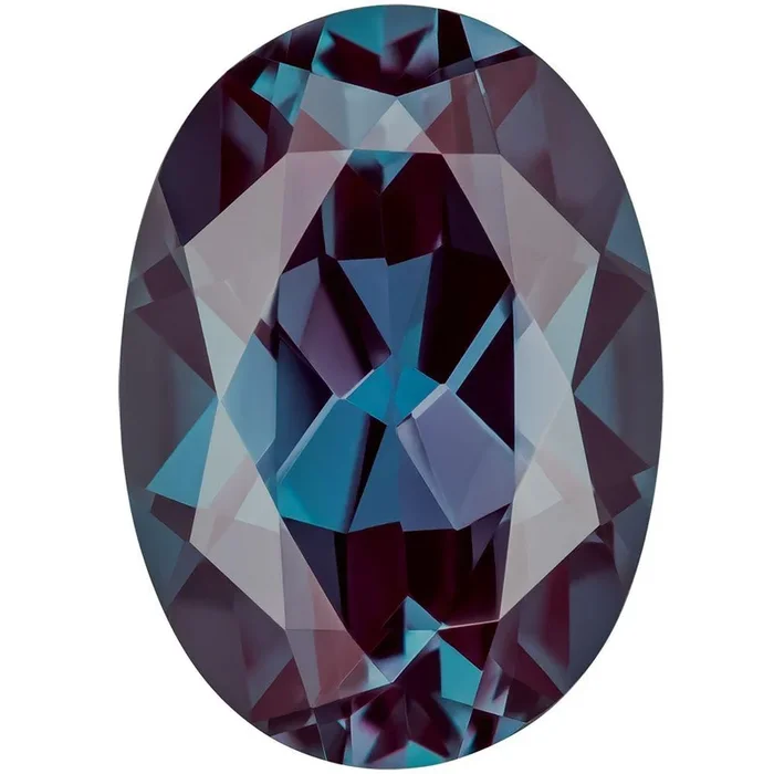 MD Fixed Oval Cut Earrings 1.0ct x 2 (7x5mm) – Alexandrite