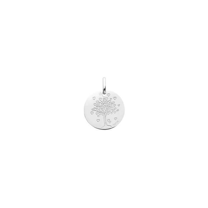Médaille Augis Arbre aux Cœurs en or blanc – Lepage