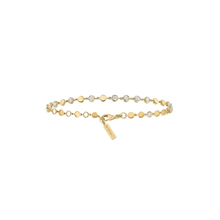 Messika D-Vibes bracelet small model in yellow gold and diamonds – Lepage